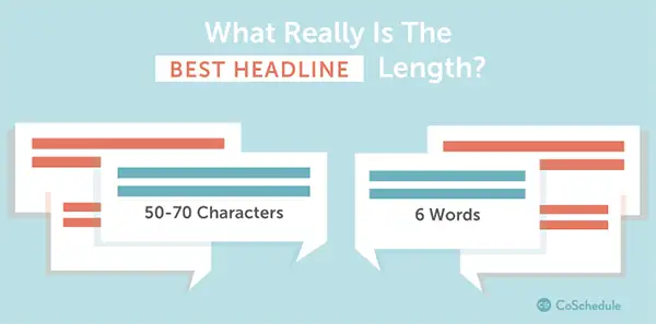 Ideal Number of Words for Headlines